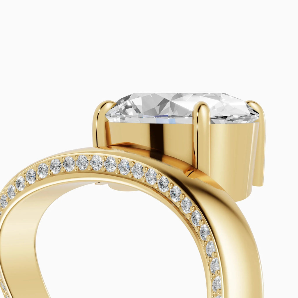 Anillos de compromiso Marea en oro amarillo - BRAVORA joyería