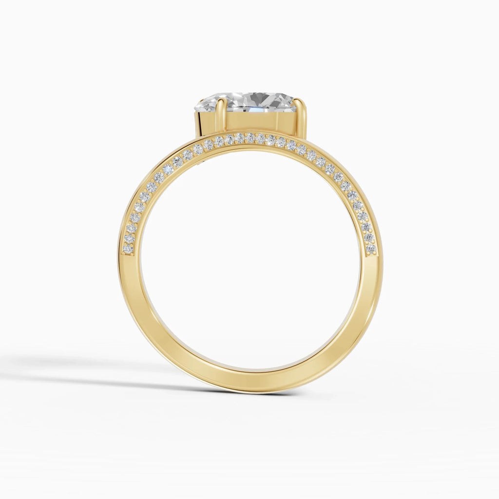 Anillos de compromiso Marea en oro amarillo - BRAVORA joyería