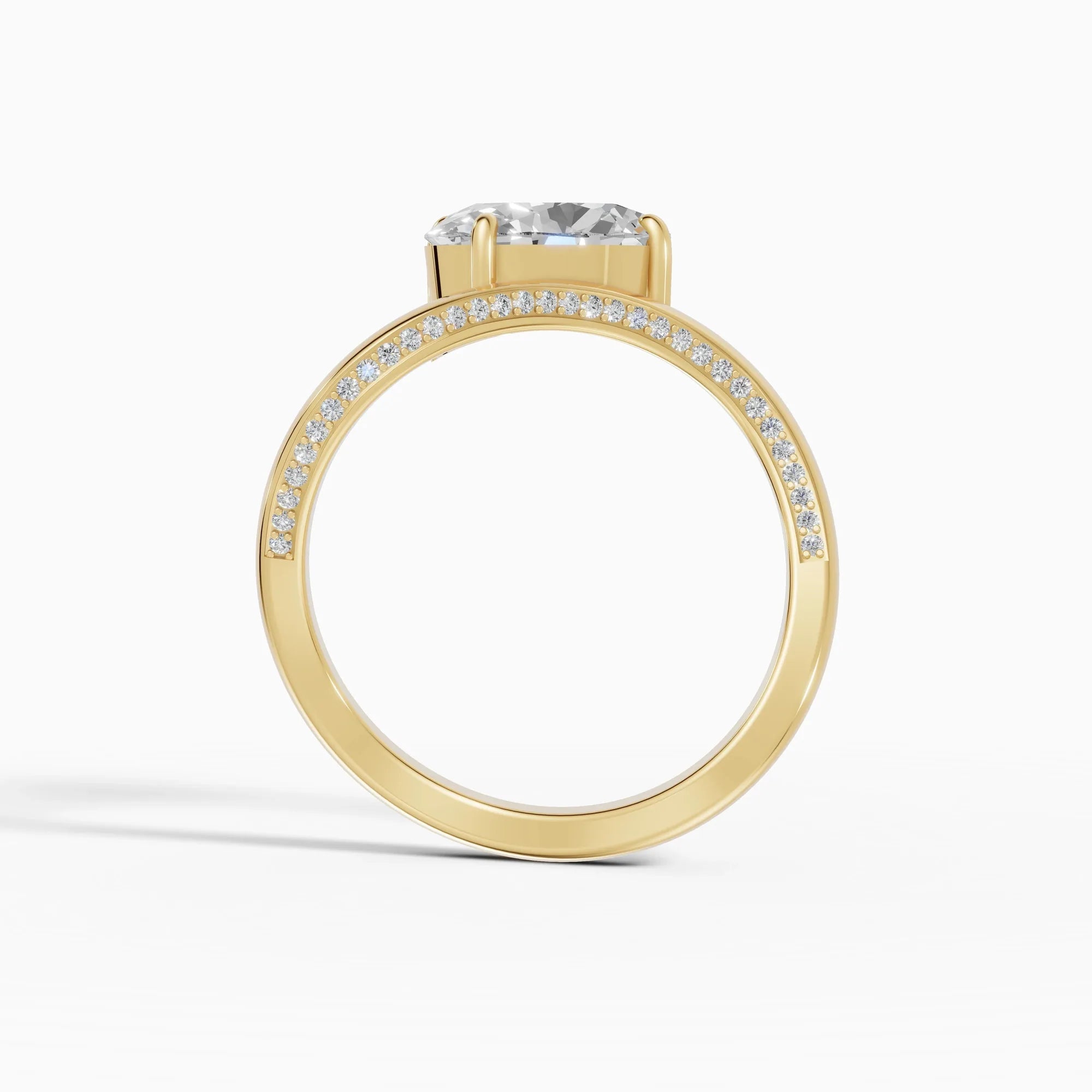 Anillos de compromiso Marea en oro amarillo - BRAVORA joyería
