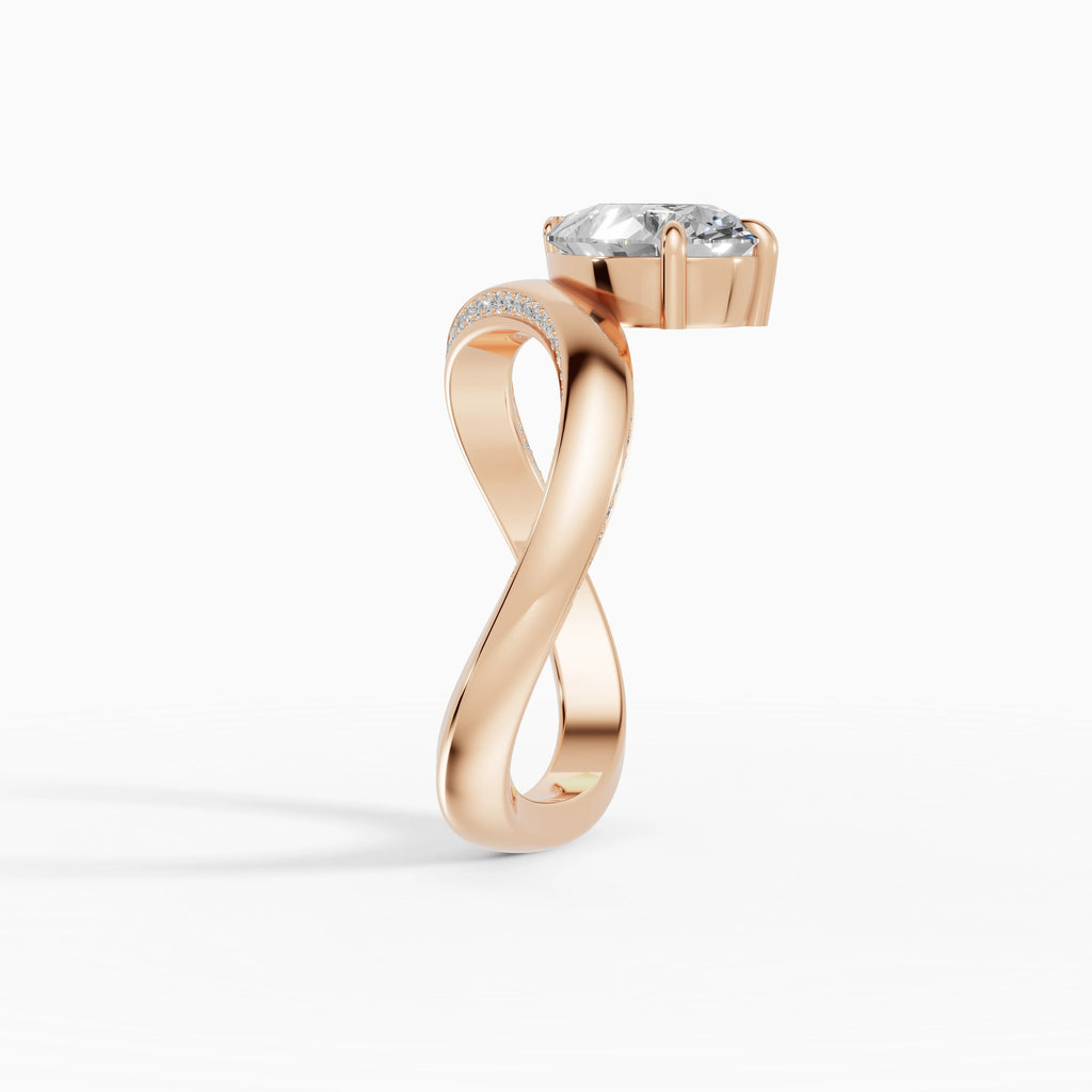 Anillos de compromiso Marea en oro rosa - BRAVORA joyería