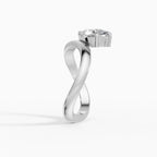 Anillos de compromiso Marea en oro blanco - BRAVORA joyería