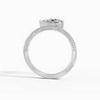 Anillos de compromiso Marea en oro blanco - BRAVORA joyería