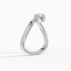 Anillos de compromiso Marea en oro blanco - BRAVORA joyería