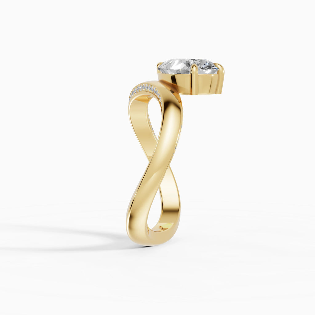 Anillos de compromiso Marea en oro amarillo - BRAVORA joyería