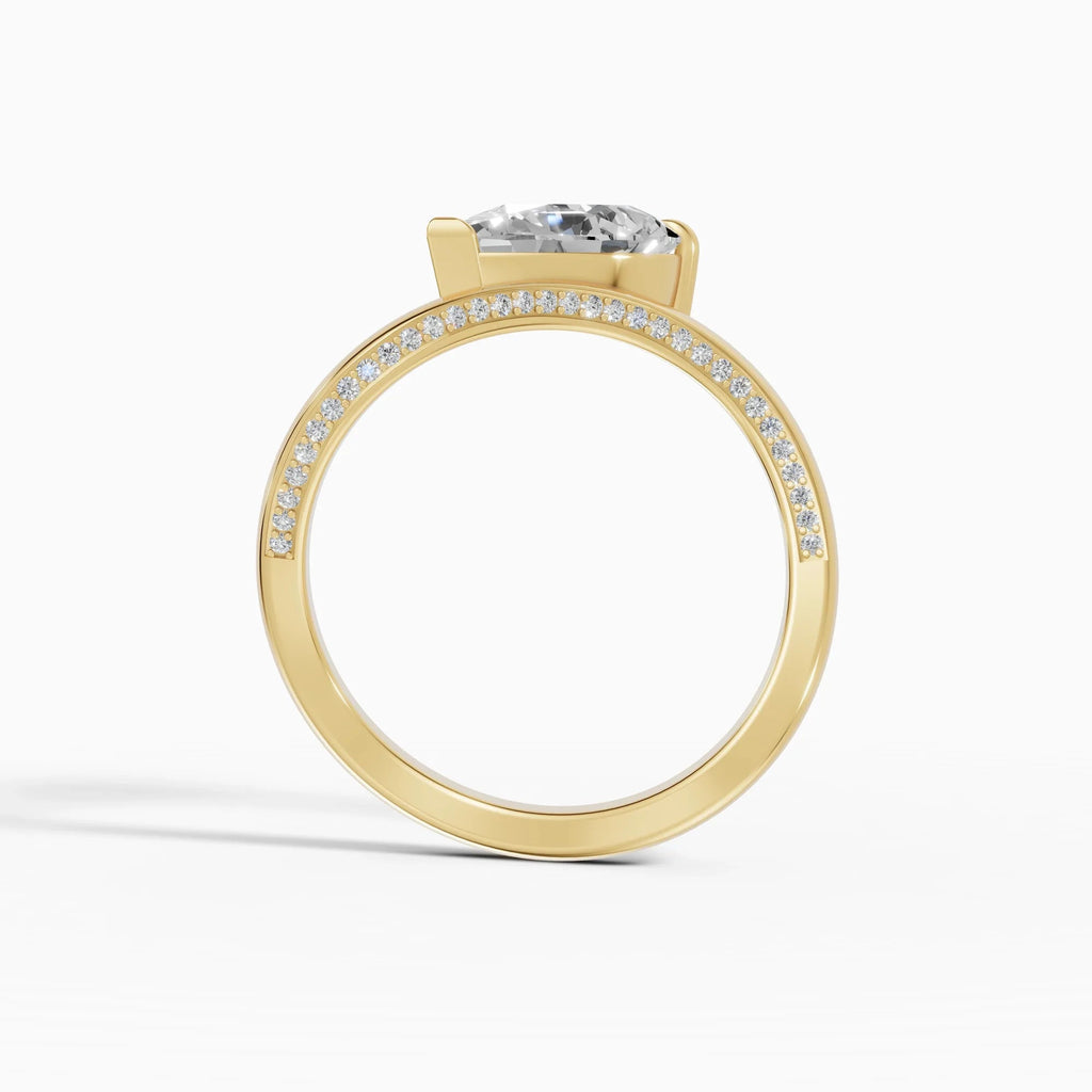 Anillos de compromiso Marea en oro amarillo - BRAVORA joyería