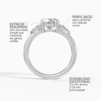 Anillo de compromiso ELARA pera trilogía