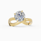 Anillos de compromiso Marea en oro amarillo - BRAVORA joyería