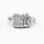 Anillo ROMEO AND JULIET moi et toi en oro blanco o platino - BRAVORA joyeria
