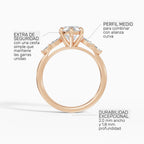 Anillo de compromiso VESTA marquesa clúster - galería