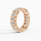 Alianzas eternity Estela en oro rosa - BRAVORA joyería