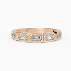 Alianzas Estela en oro rosa - BRAVORA joyería