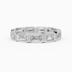 Eheringe Eternity ESTELA in Weißgold – BRAVORA Schmuck