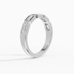 Alianzas Estela en oro blanco - BRAVORA joyería