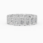 Eheringe Eternity ESTELA in Weißgold – BRAVORA Schmuck