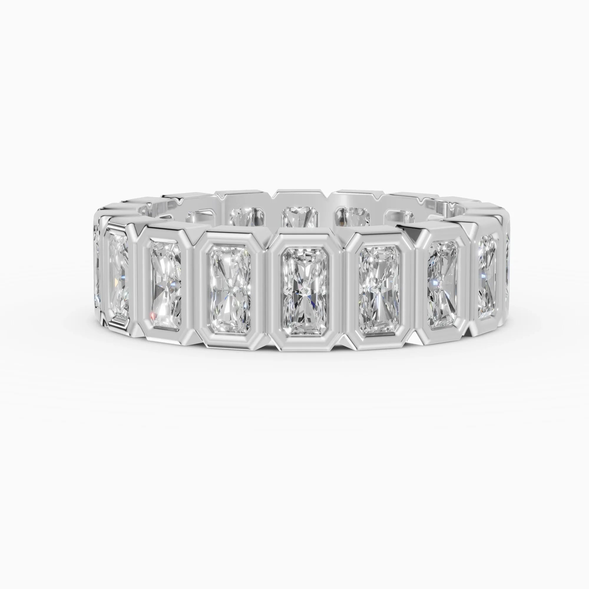 Eheringe Eternity ESTELA in Weißgold – BRAVORA Schmuck