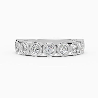 Alliances Estela en or blanc - BRAVORA joaillerie