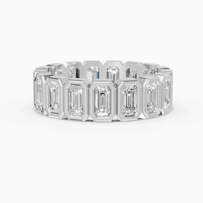 Eheringe Eternity ESTELA in Weißgold – BRAVORA Schmuck