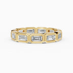 Eheringe Eternity ESTELA in Gelbgold – BRAVORA Schmuck