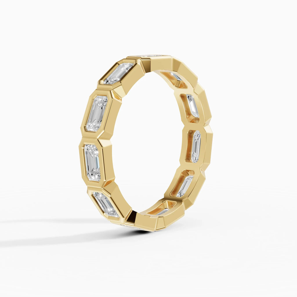 Eheringe Eternity ESTELA in Gelbgold – BRAVORA Schmuck