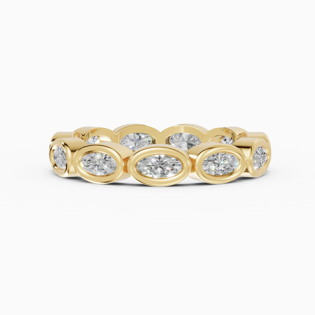 Alianzas eternity Estela en oro amarillo - BRAVORA joyería