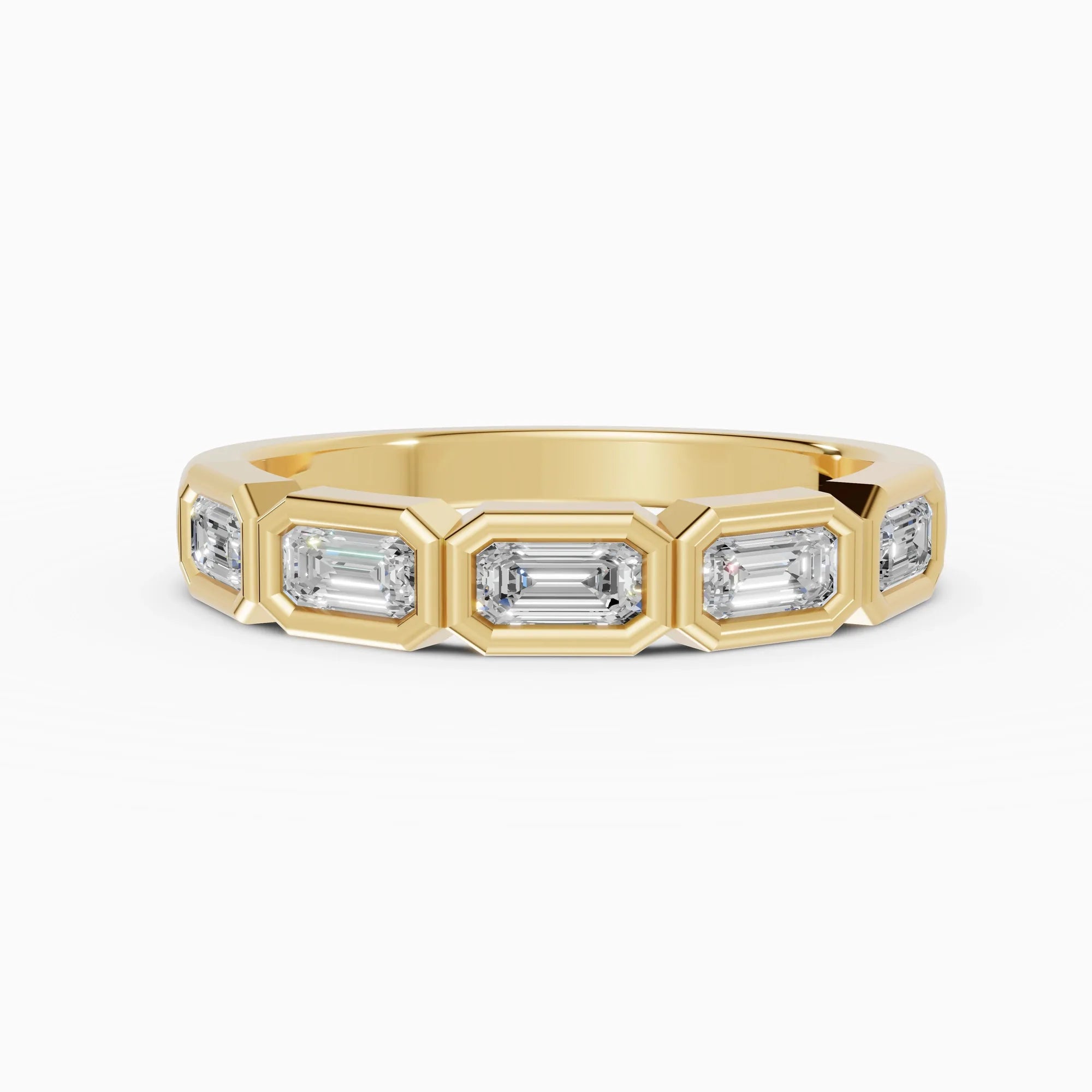 Alianzas Estela en oro amarillo - BRAVORA joyería