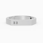 Alianza Gemini en oro blanco - BRAVORA joyería