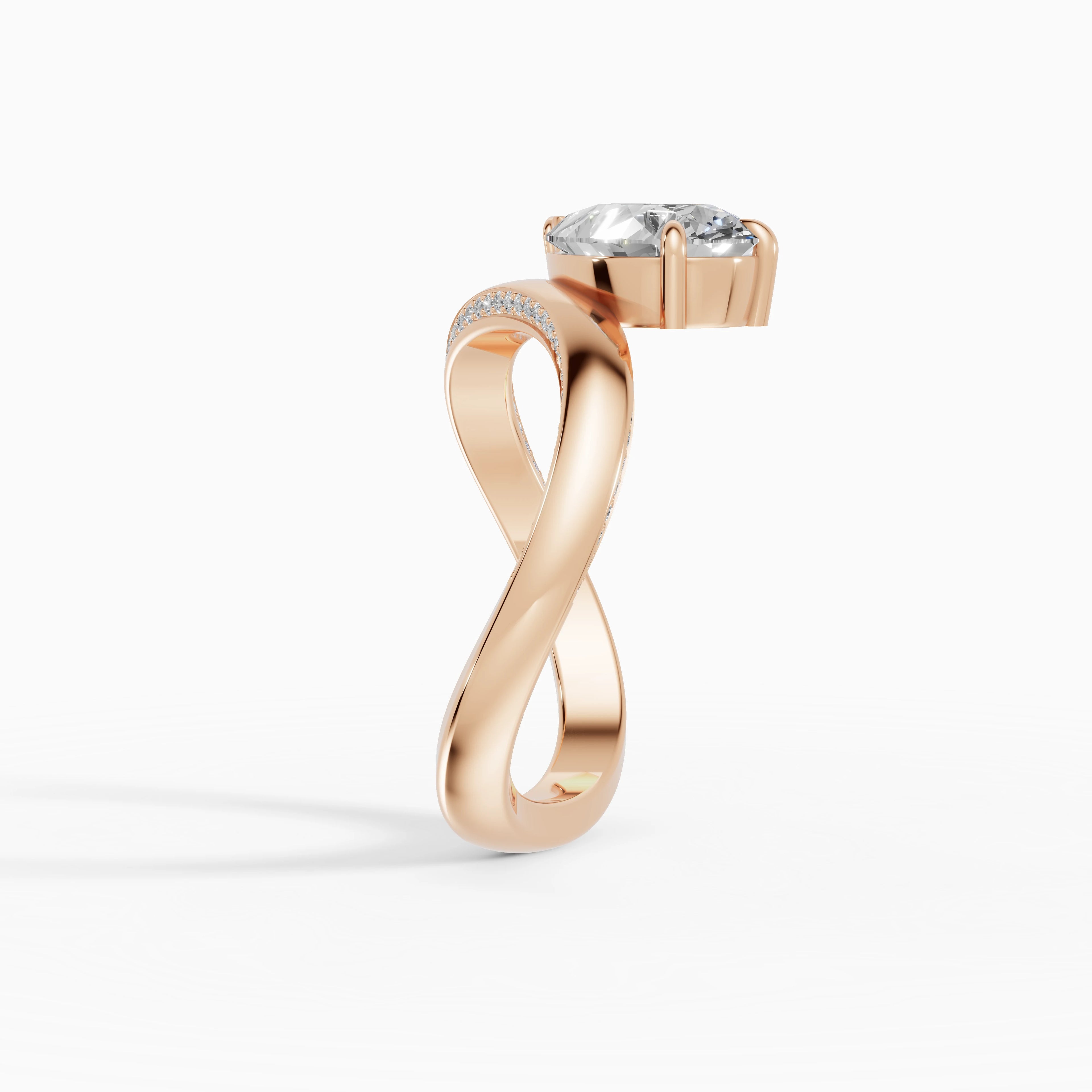 MAREA engagement rings in rose gold - BRAVORA jewelry