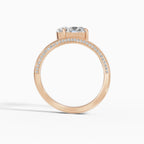 Anillos de compromiso Marea en oro rosa - BRAVORA joyería