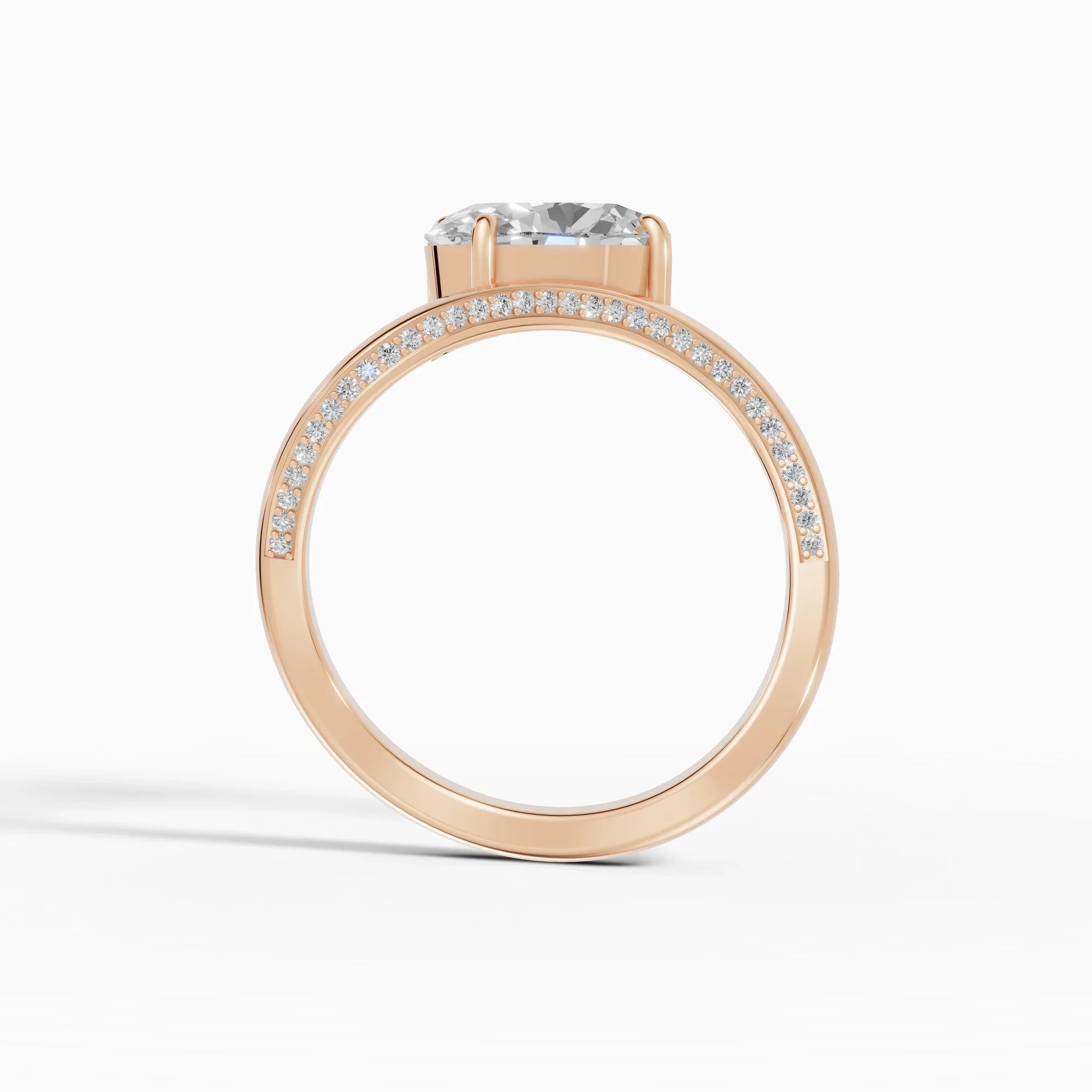 Anillos de compromiso Marea en oro rosa - BRAVORA joyería