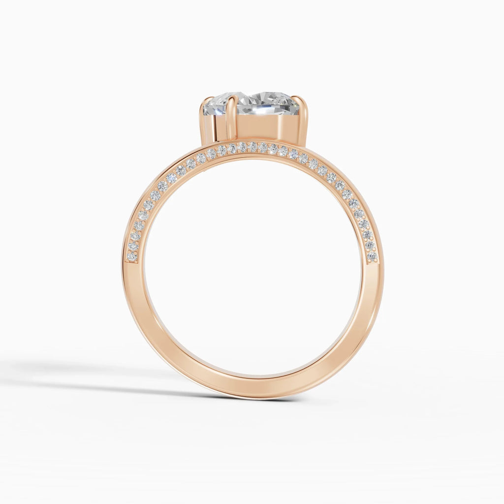 Anillos de compromiso Marea en oro rosa - BRAVORA joyería
