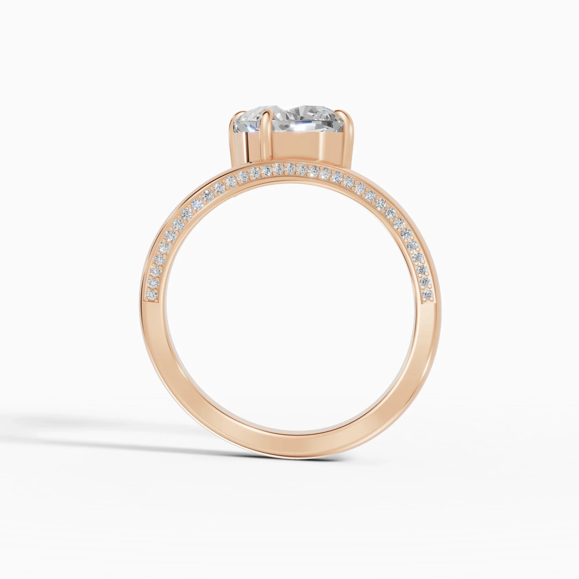 Anillos de compromiso Marea en oro rosa - BRAVORA joyería