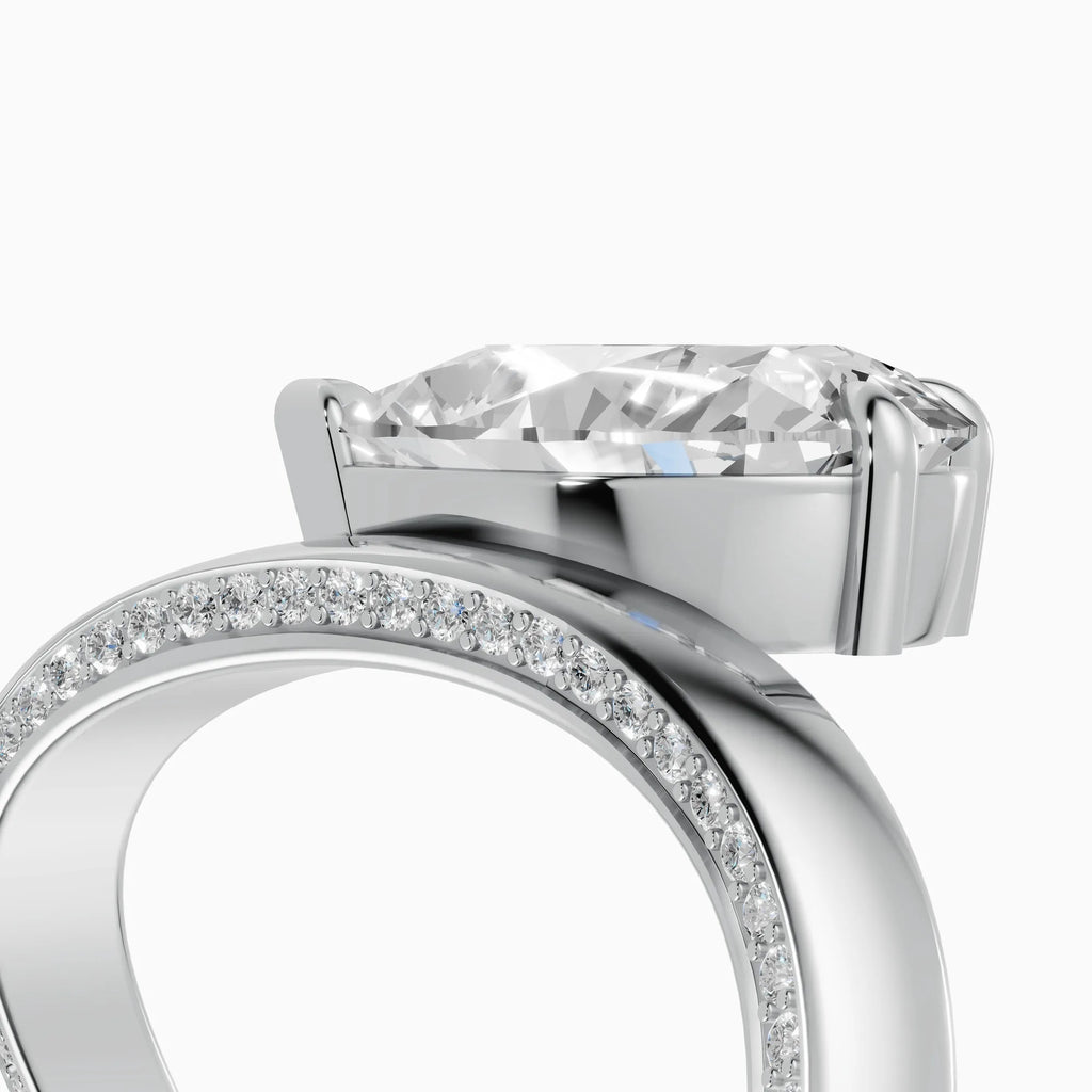 MAREA engagement rings in white gold - BRAVORA jewelry