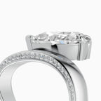 MAREA engagement rings in white gold - BRAVORA jewelry