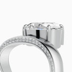 Anillos de compromiso Marea en oro blanco - BRAVORA joyería