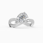MAREA engagement rings in white gold - BRAVORA jewelry