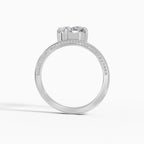 Anillos de compromiso Marea en oro blanco - BRAVORA joyería