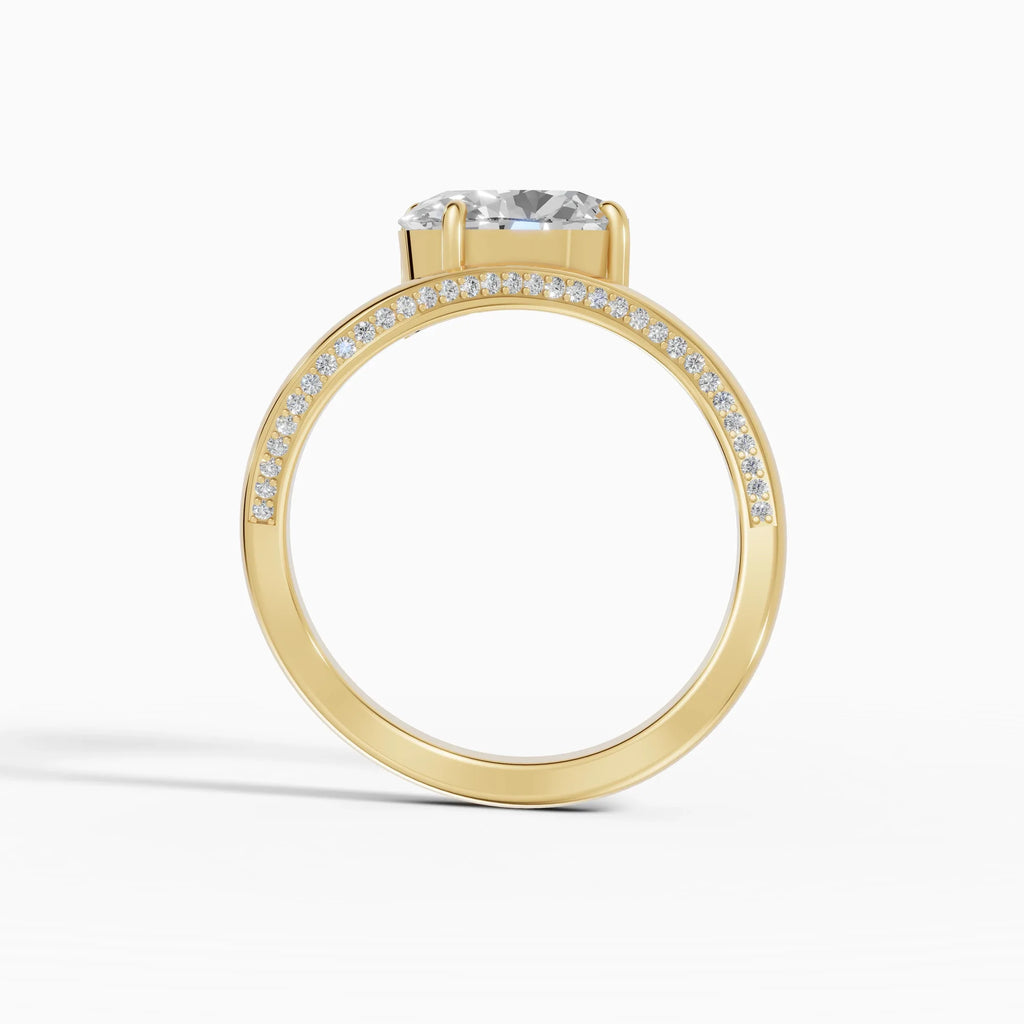 Anillos de compromiso Marea en oro amarillo - BRAVORA joyería
