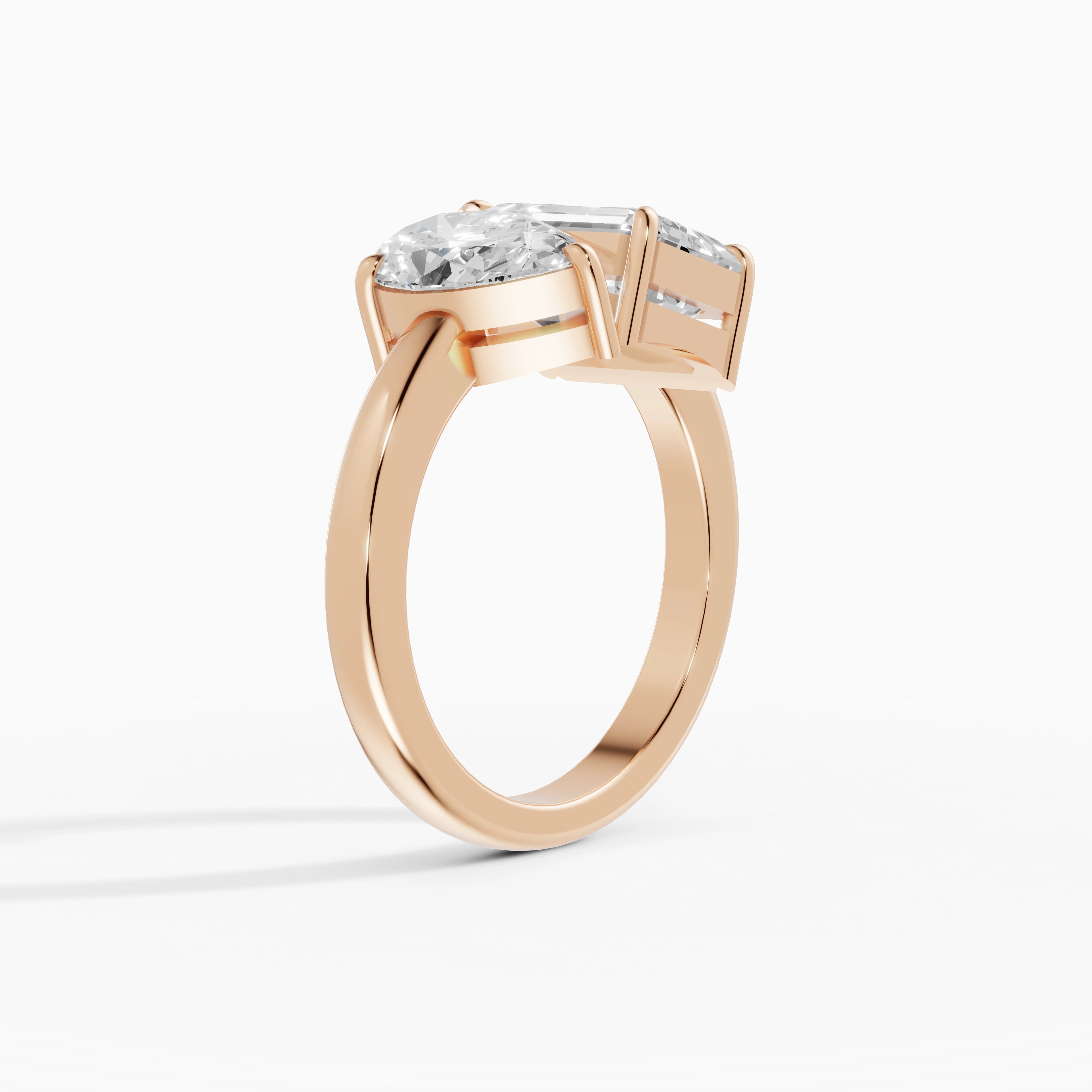 Anillos de compromiso Romeo And Juliet en oro rosa - BRAVORA joyería