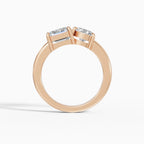 Anillos de compromiso Romeo And Juliet en oro rosa - BRAVORA joyería