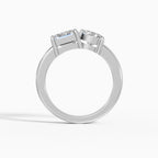 Anillos de compromiso Romeo And Juliet en oro blanco - BRAVORA joyería
