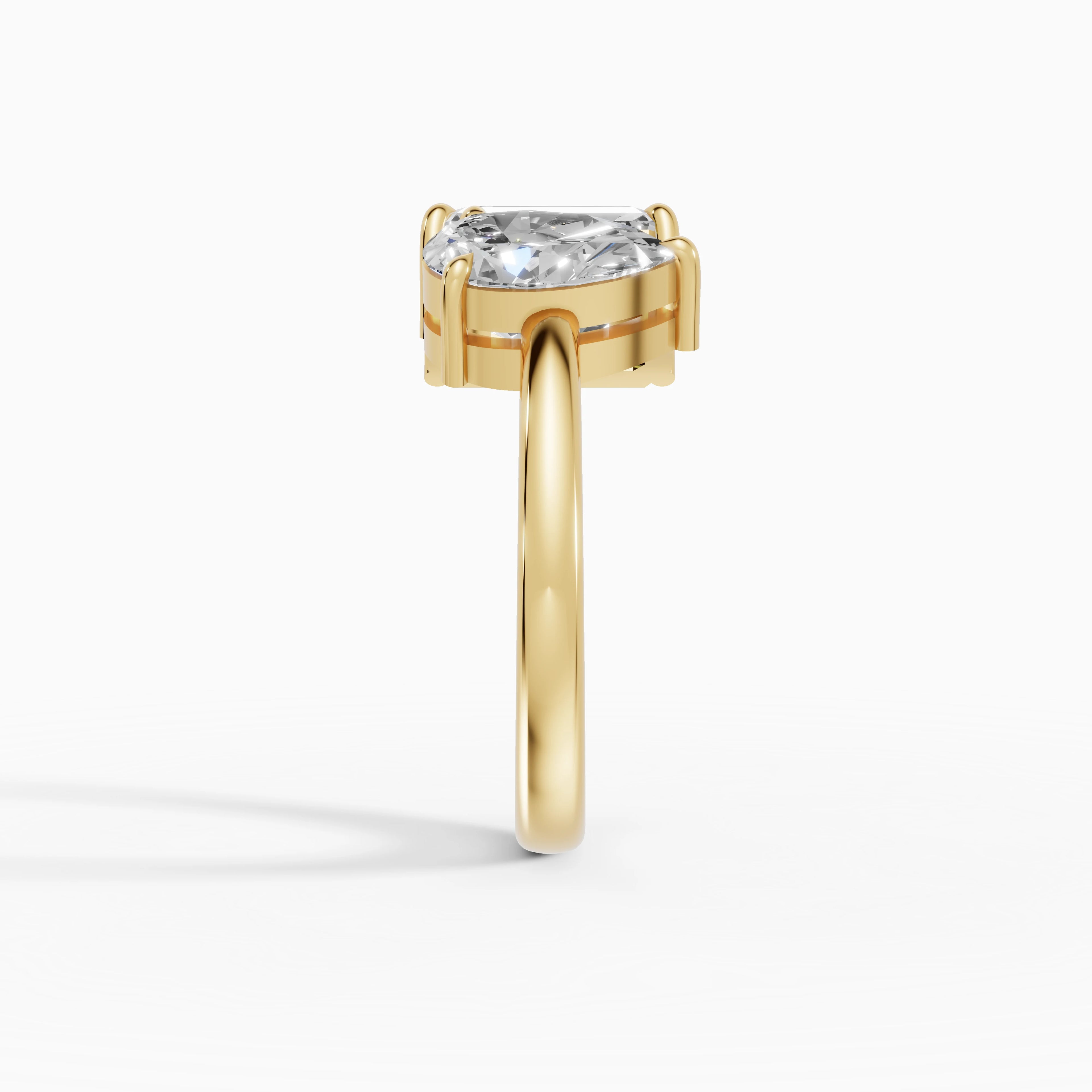Anillos de compromiso Romeo And Juliet en oro amarillo - BRAVORA joyería