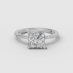 FLORA | Princess diamond engagement ring