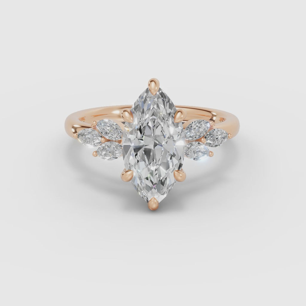 Marquise Cluster Ring | VESTA