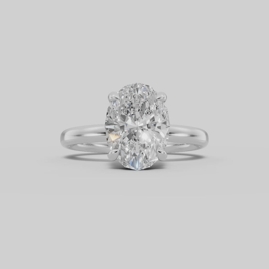 GAIA | Anillo solitario oval