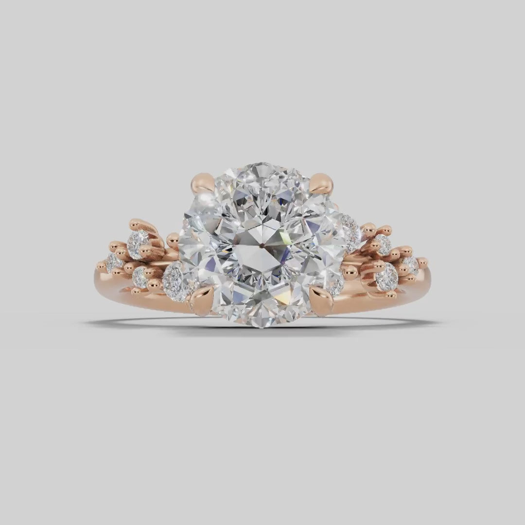 JASMINE | Anillo clúster brillante