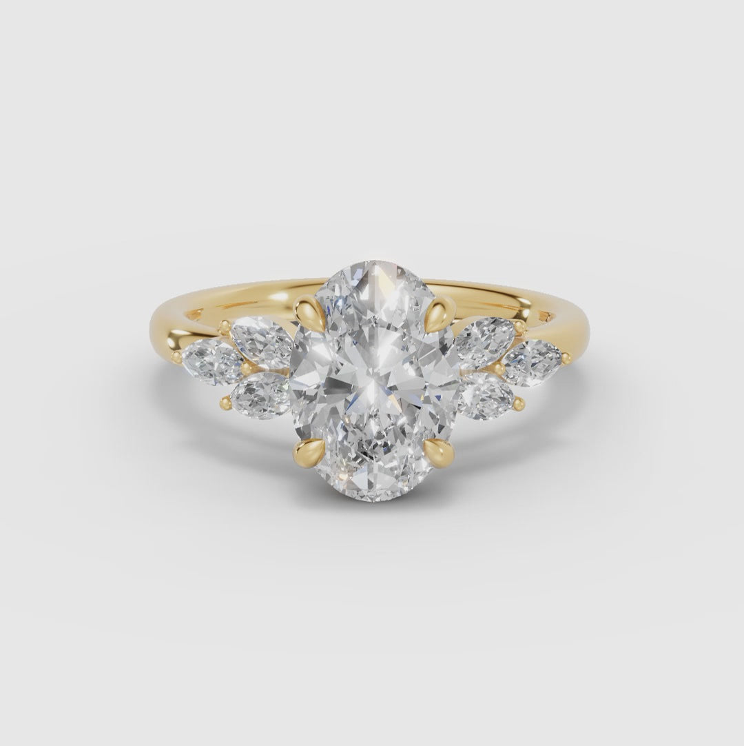 VESTA | Anillo clúster oval