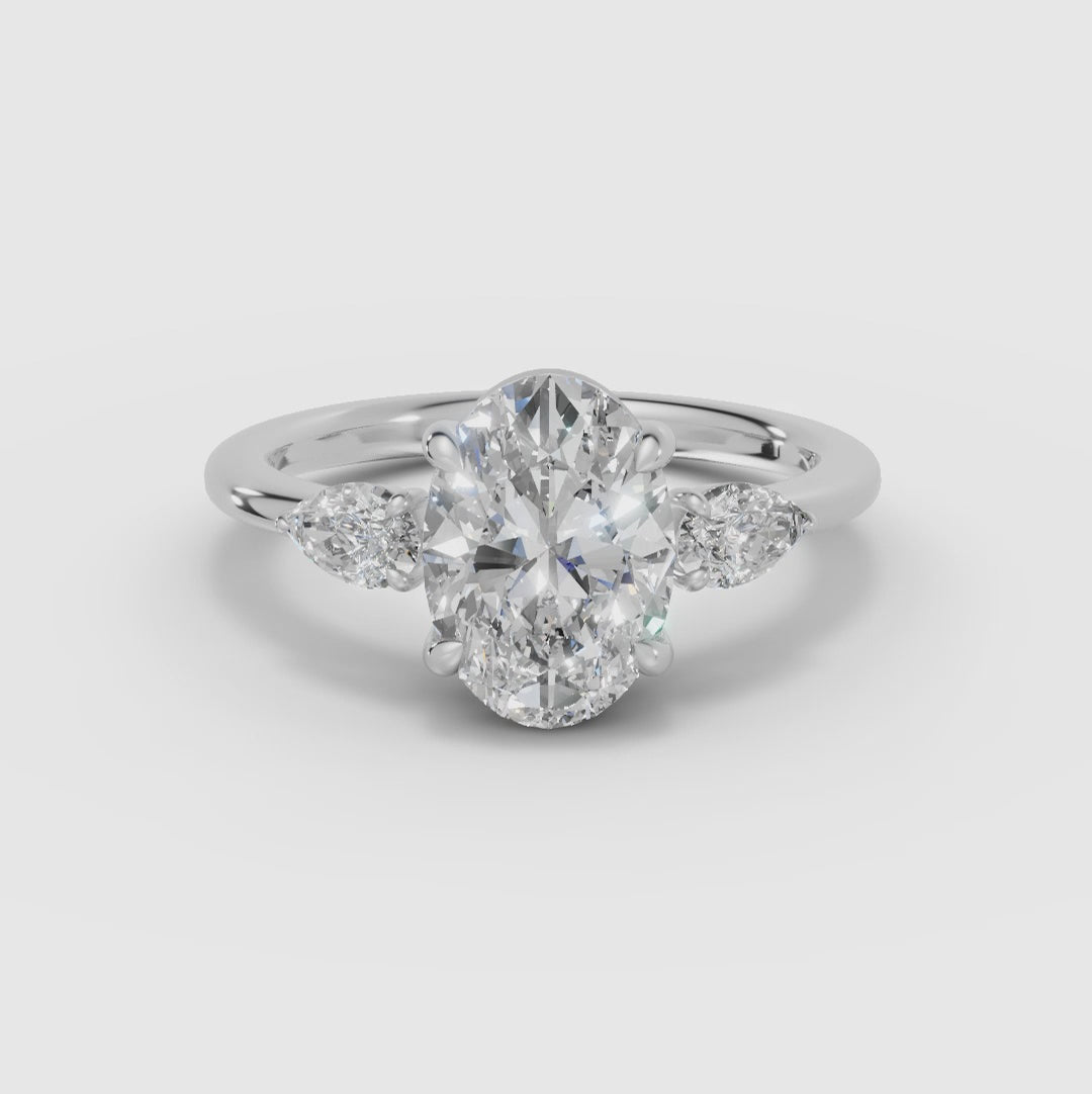 ELARA | Anillo trilogía oval