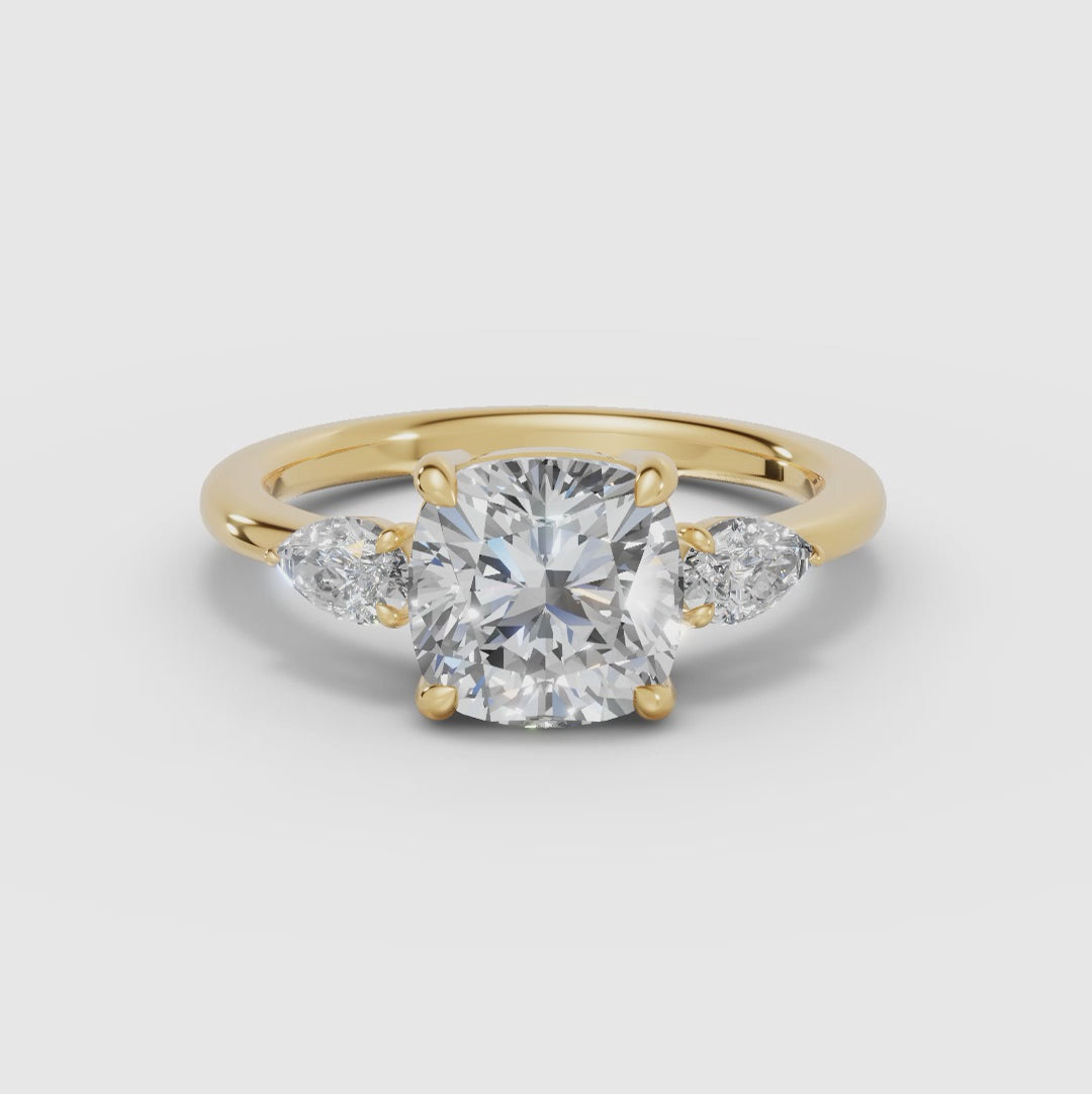 ELARA | Anillo trilogía cojín