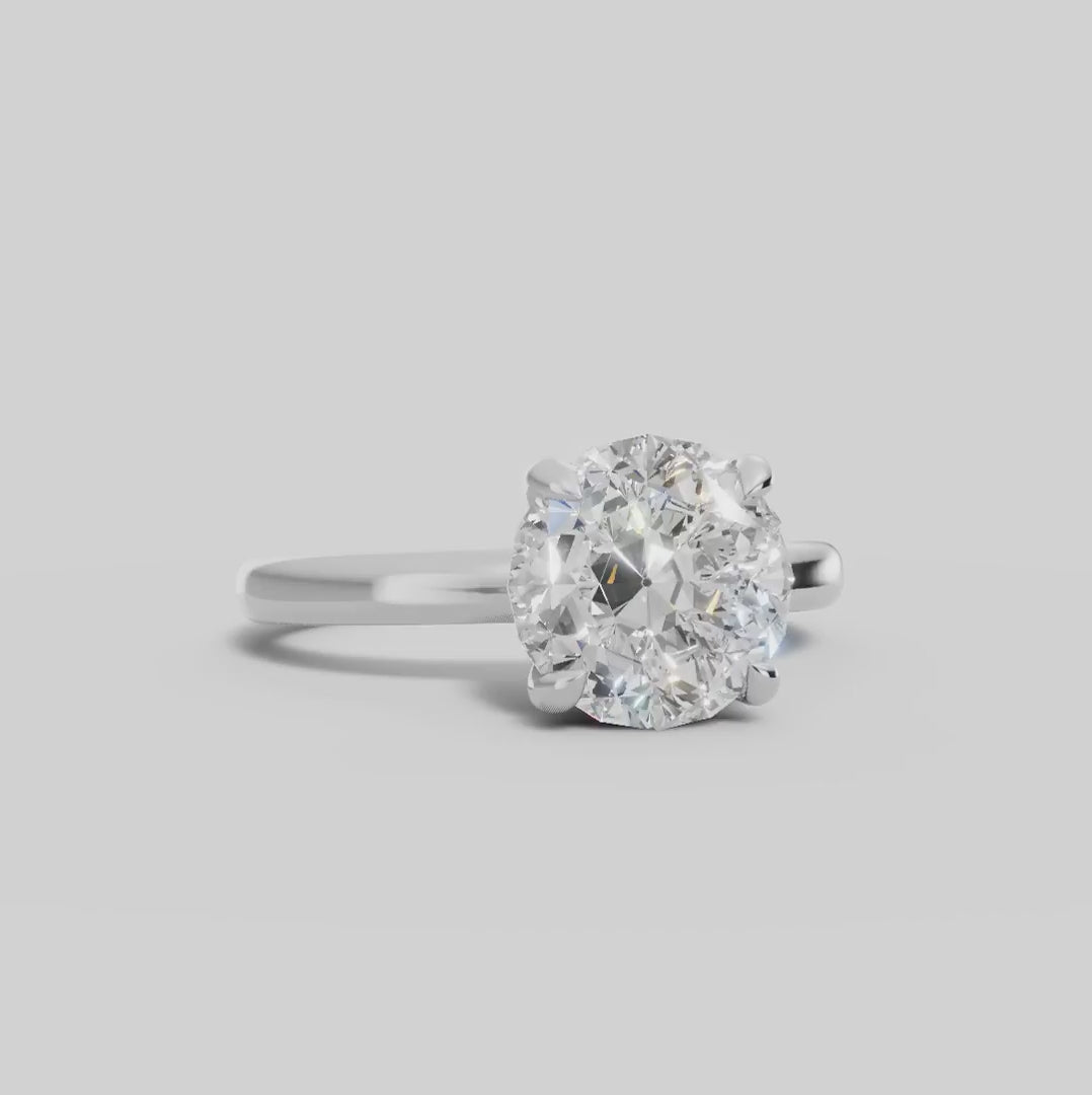 GAIA | Anillo solitario brillante