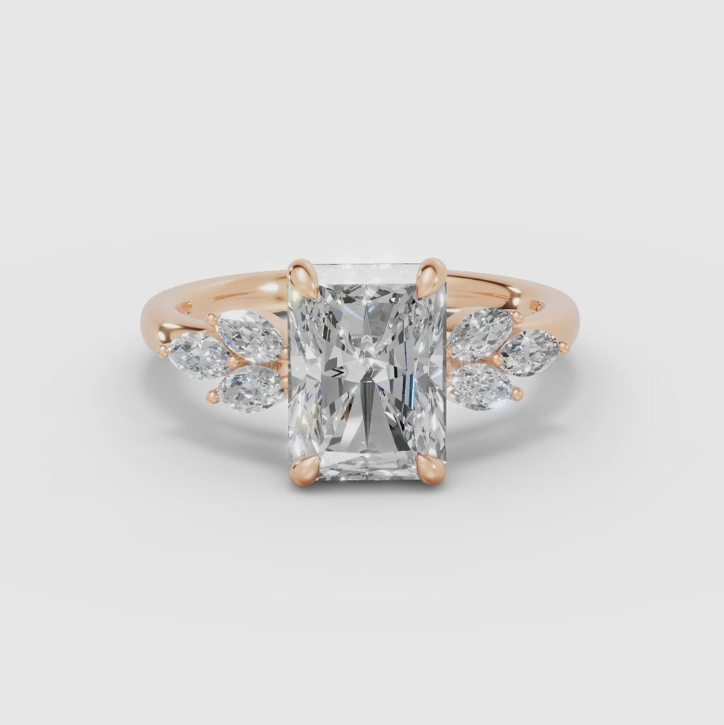 Anillo clúster radiante | VESTA